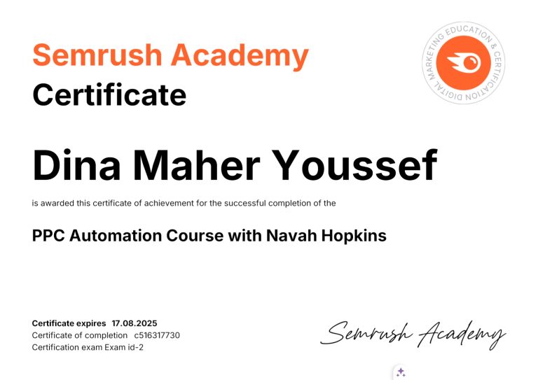 PPC Automation Certificate - dina-maher-youssef_2_page-0001